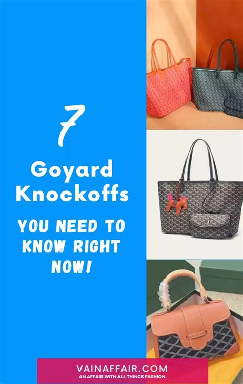 green goyard dupe|goyard bag knock off.